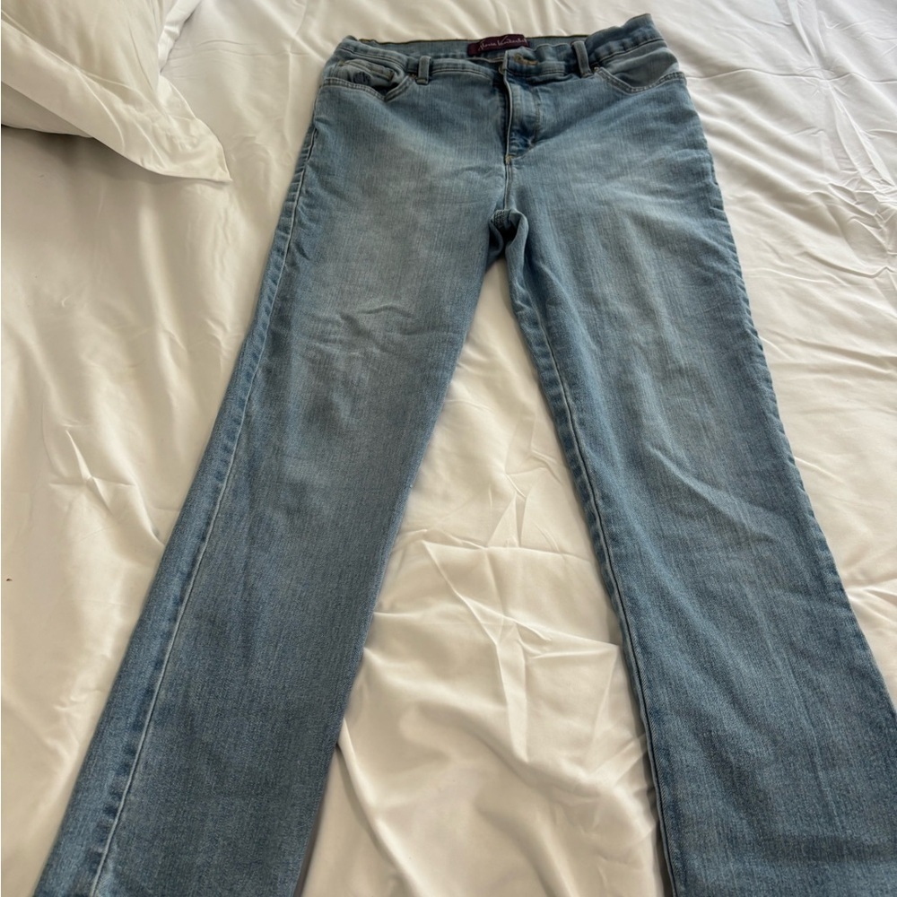 Gloria Vanderbilt Blue Straight Leg Jeans